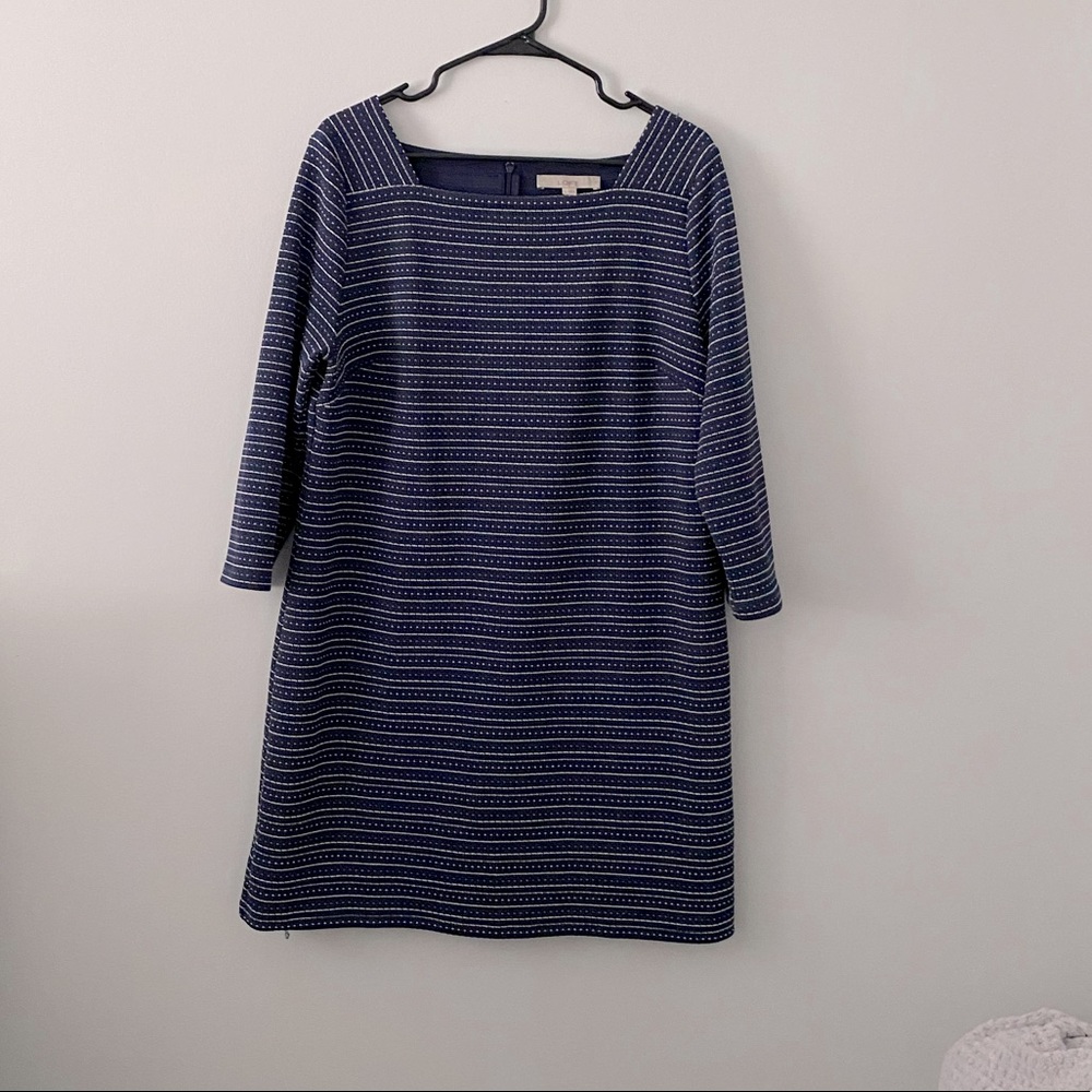 LOFT Striped Dress